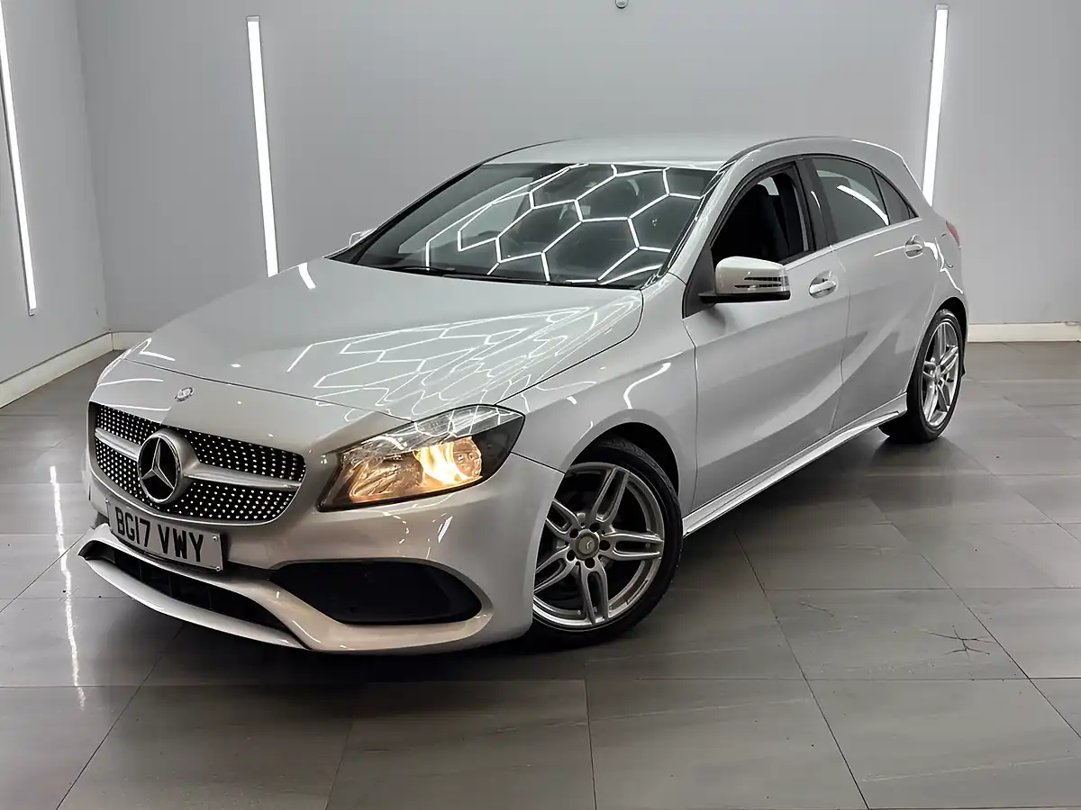 Used 2017 Mercedes-Benz a Class AMG Line Silver - Interior and Exterior details 3