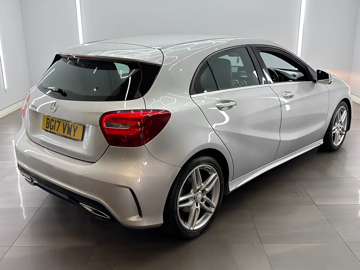 Used 2017 Mercedes-Benz a Class AMG Line Silver - Interior and Exterior details 4