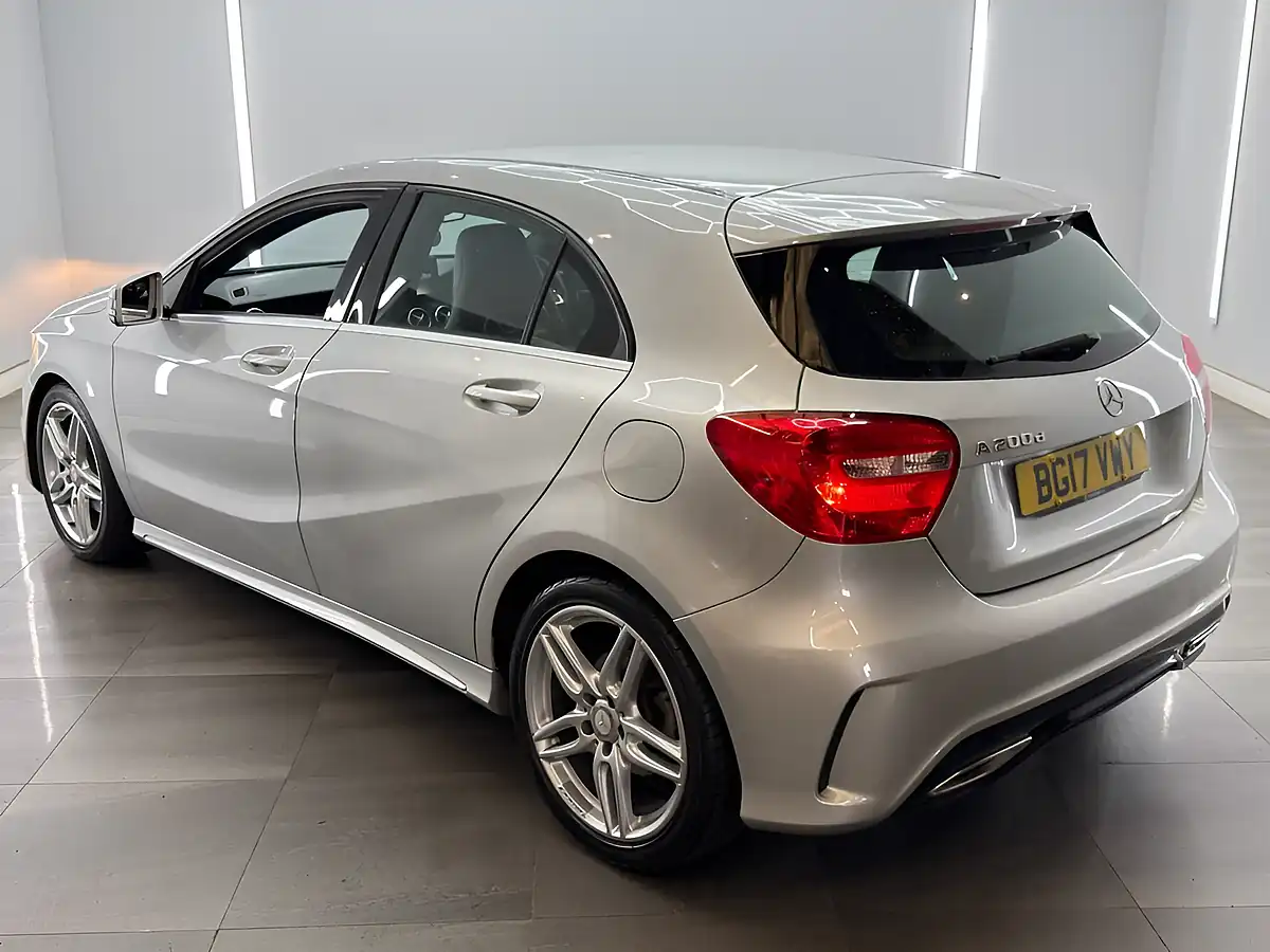 Used 2017 Mercedes-Benz a Class AMG Line Silver - Interior and Exterior details 5