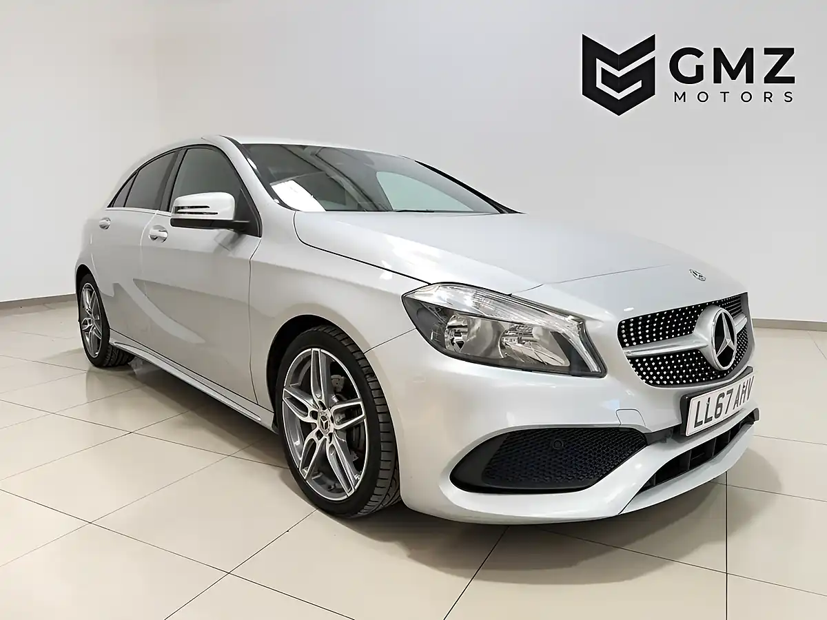 Used 2017 Mercedes-Benz a-Class AMG Line Silver - Front View