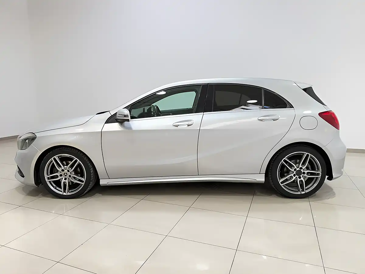 Used 2017 Mercedes-Benz a-Class AMG Line Silver - Interior and Exterior details 5