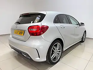 Used 2017 Mercedes-Benz a-Class AMG Line Silver - Interior and Exterior details 8