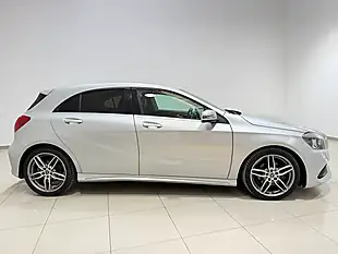 Used 2017 Mercedes-Benz a-Class AMG Line Silver - Interior and Exterior details 9