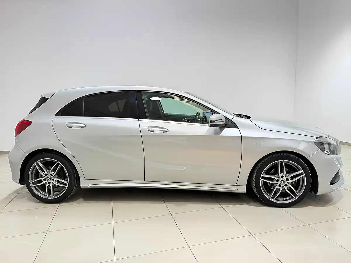 Used 2017 Mercedes-Benz a-Class AMG Line Silver - Interior and Exterior details 9