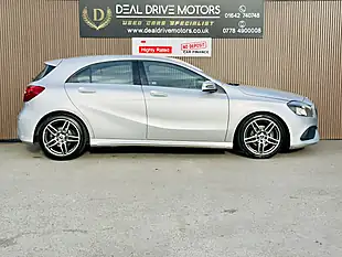 Used 2017 Mercedes-Benz a-Class AMG Line Silver - Interior and Exterior details 10