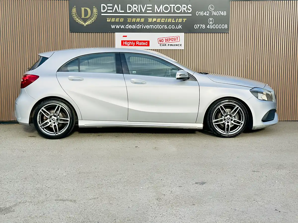 Used 2017 Mercedes-Benz a-Class AMG Line Silver - Interior and Exterior details 10