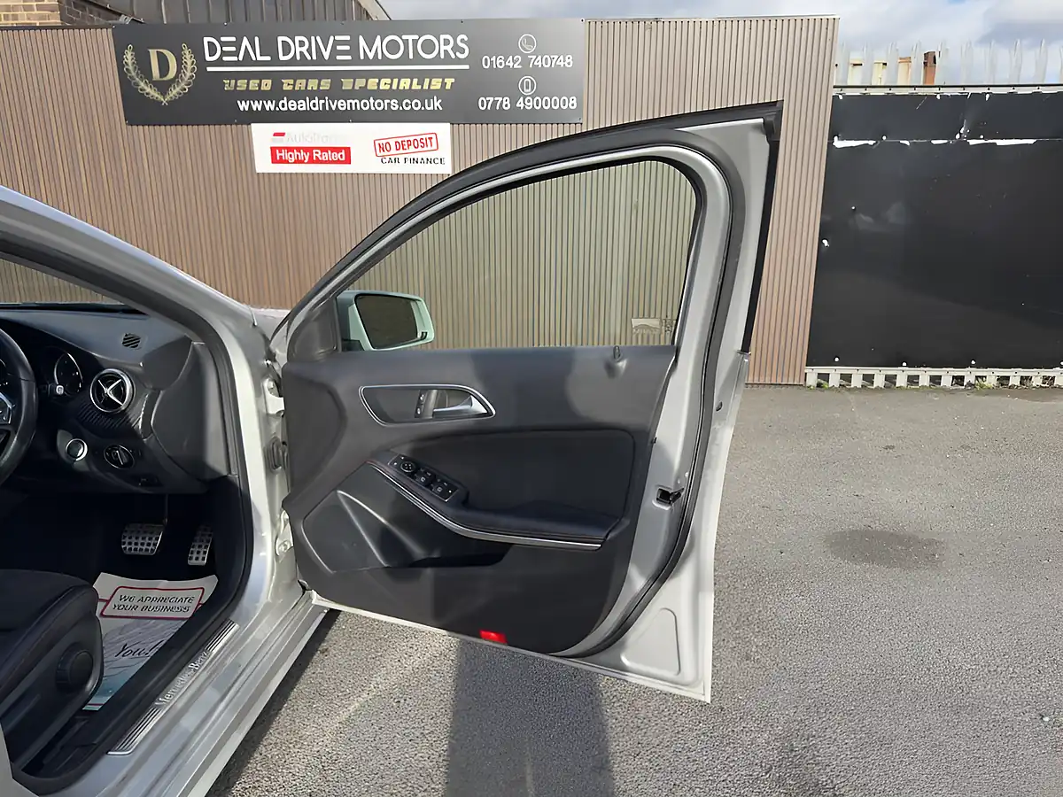 Used 2017 Mercedes-Benz a-Class AMG Line Silver - Interior and Exterior details 12