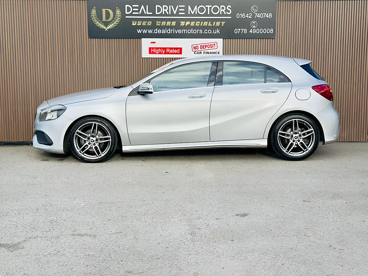Used 2017 Mercedes-Benz a-Class AMG Line Silver - Interior and Exterior details 6