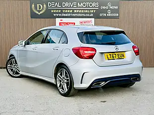 Used 2017 Mercedes-Benz a-Class AMG Line Silver - Interior and Exterior details 7