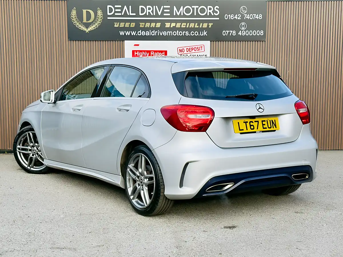 Used 2017 Mercedes-Benz a-Class AMG Line Silver - Interior and Exterior details 7