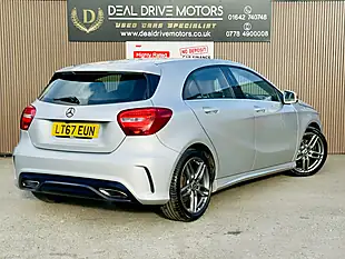 Used 2017 Mercedes-Benz a-Class AMG Line Silver - Interior and Exterior details 9