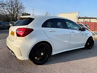 Used 2017 Mercedes-Benz a-Class AMG Line White - Interior and Exterior details 11