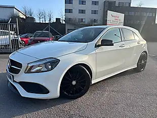 Used 2017 Mercedes-Benz a-Class AMG Line White - Interior and Exterior details 15