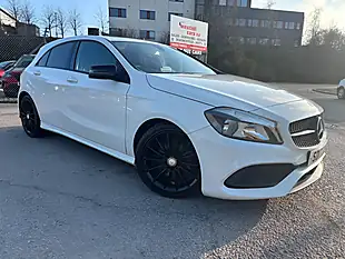 Used 2017 Mercedes-Benz a-Class AMG Line White - Interior and Exterior details 5