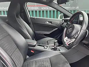 Used 2017 Mercedes-Benz a Class AMG Line White - Interior and Exterior details 16