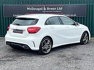 Used 2017 Mercedes-Benz a Class AMG Line White - Interior and Exterior details 5
