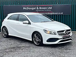 Used 2017 Mercedes-Benz a Class AMG Line White - Interior and Exterior details 7