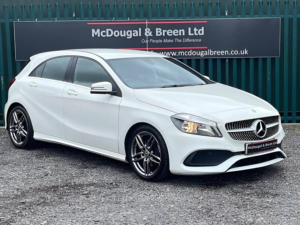 Used 2017 Mercedes-Benz a Class AMG Line White - Interior and Exterior details 7