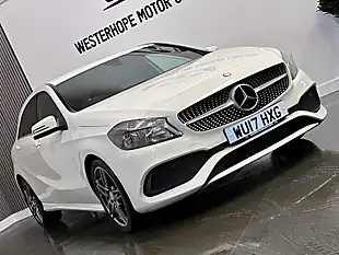 Used 2017 Mercedes-Benz a Class AMG Line White - Interior and Exterior details 13