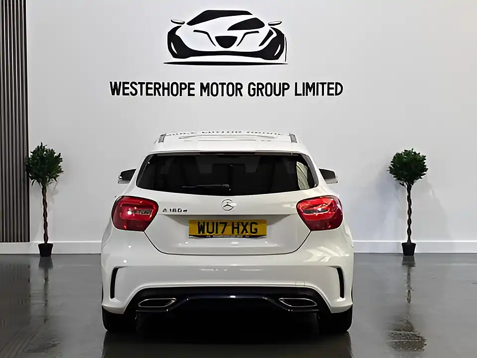 Used 2017 Mercedes-Benz a Class AMG Line White - Interior and Exterior details 18