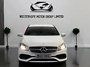 Used 2017 Mercedes-Benz a Class AMG Line White - Interior and Exterior details 9