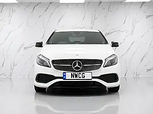 Used 2017 Mercedes-Benz a Class AMG Line White - Interior and Exterior details 2