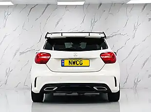 Used 2017 Mercedes-Benz a Class AMG Line White - Interior and Exterior details 5