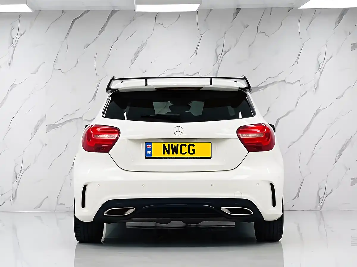 Used 2017 Mercedes-Benz a Class AMG Line White - Interior and Exterior details 5