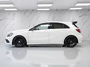 Used 2017 Mercedes-Benz a Class AMG Line White - Interior and Exterior details 7
