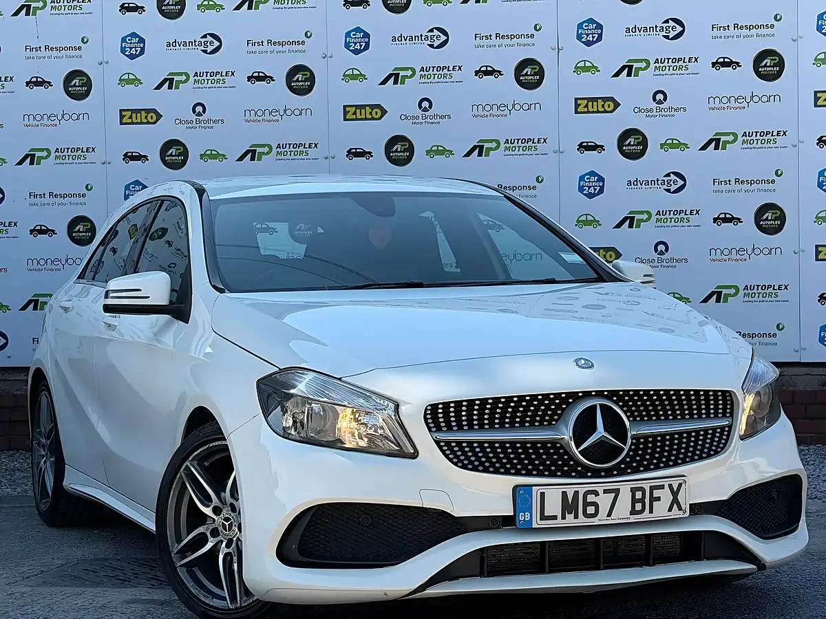Used 2017 Mercedes-Benz a Class AMG Line White - Front View