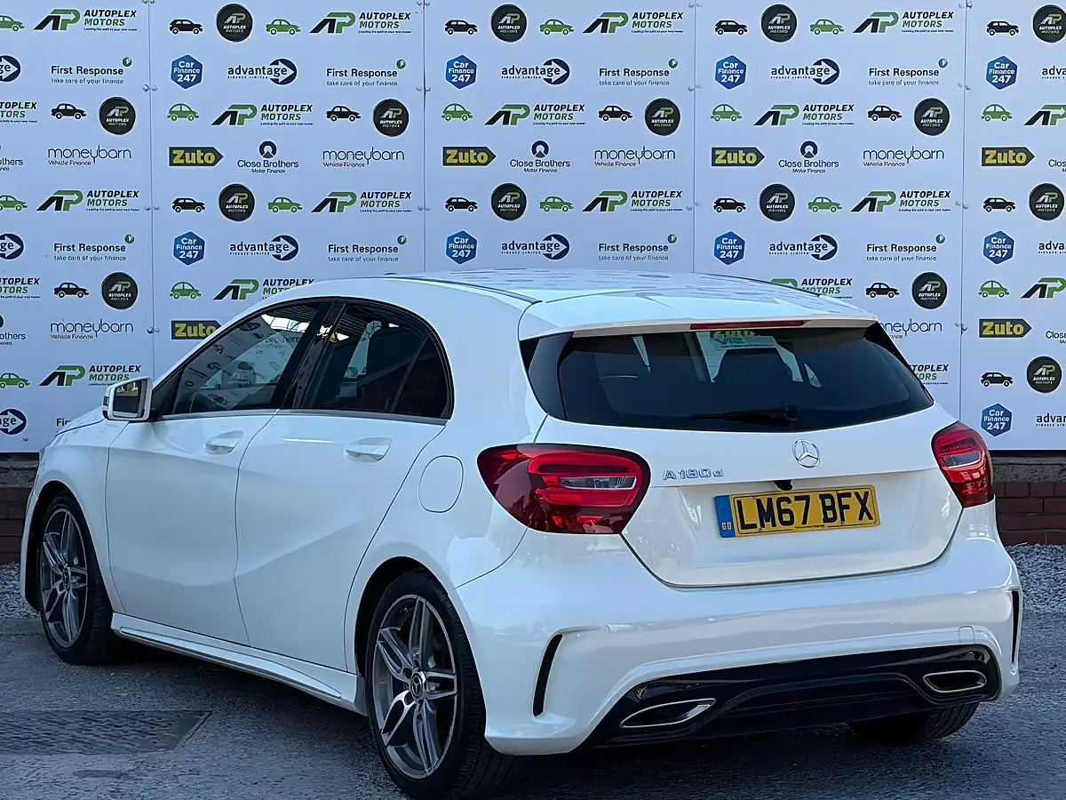 Used 2017 Mercedes-Benz a Class AMG Line White - Interior and Exterior details 10