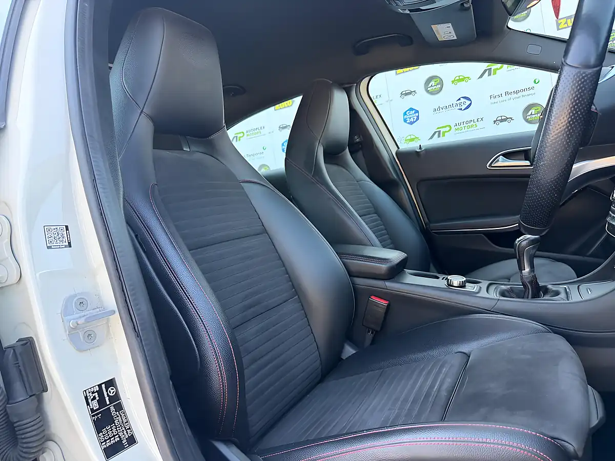 Used 2017 Mercedes-Benz a Class AMG Line White - Interior and Exterior details 11