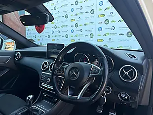 Used 2017 Mercedes-Benz a Class AMG Line White - Interior and Exterior details 14