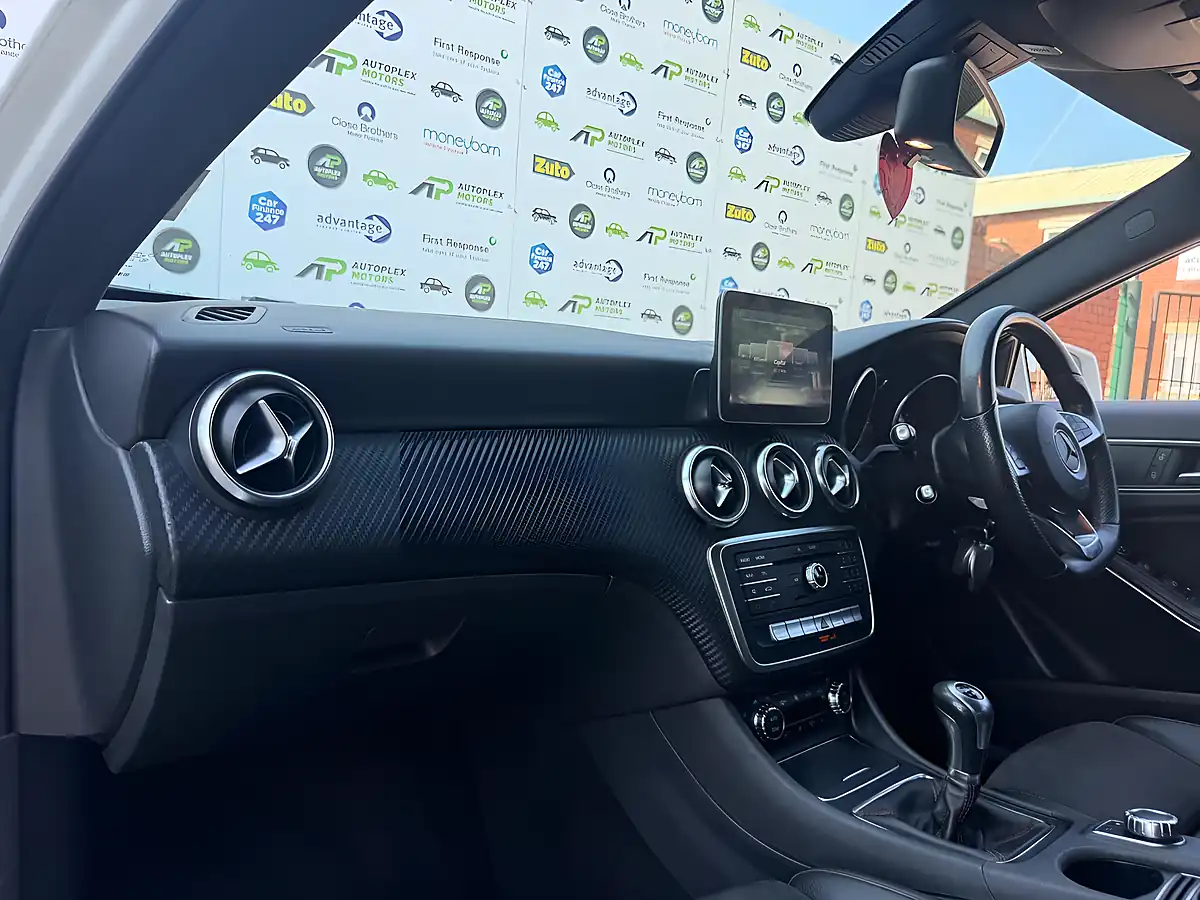 Used 2017 Mercedes-Benz a Class AMG Line White - Interior and Exterior details 15