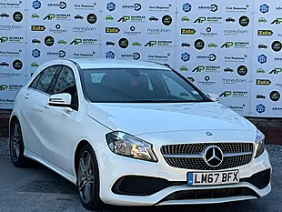 Used 2017 Mercedes-Benz a Class AMG Line White - Interior and Exterior details 3