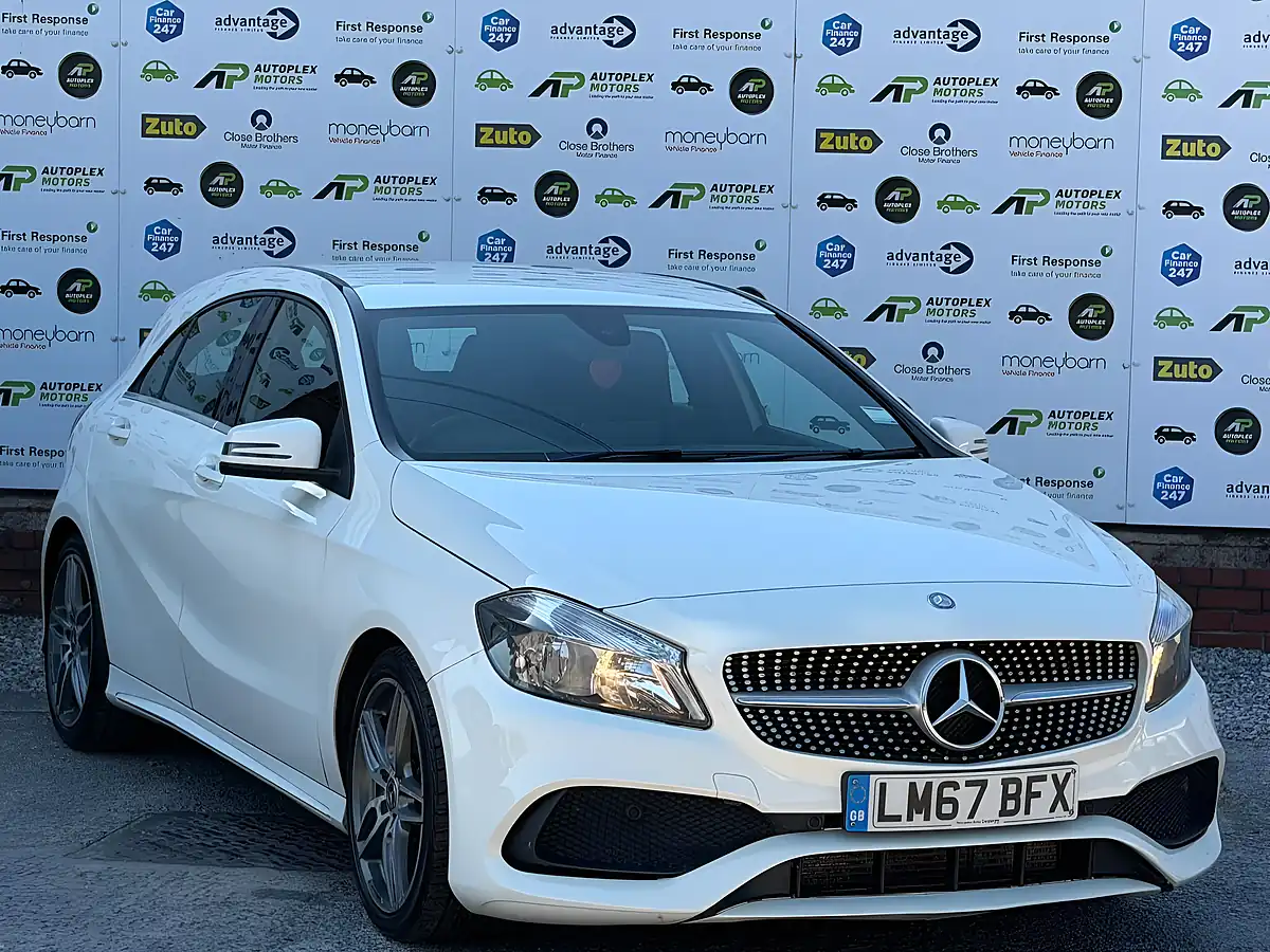 Used 2017 Mercedes-Benz a Class AMG Line White - Interior and Exterior details 3