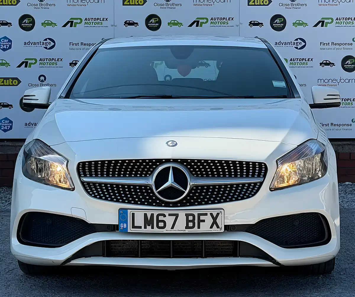 Used 2017 Mercedes-Benz a Class AMG Line White - Interior and Exterior details 4
