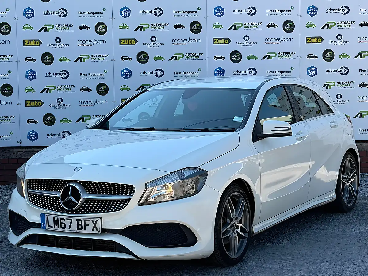 Used 2017 Mercedes-Benz a Class AMG Line White - Interior and Exterior details 6