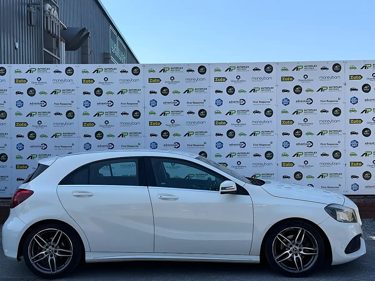 Used 2017 Mercedes-Benz a Class AMG Line White - Interior and Exterior details 7