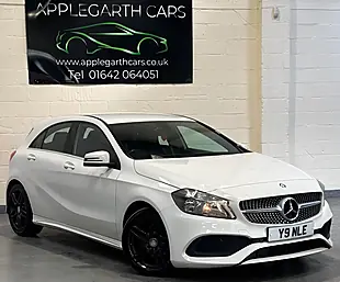 Used 2017 Mercedes-Benz a Class AMG Line White - Interior and Exterior details 13