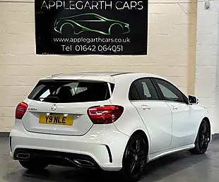Used 2017 Mercedes-Benz a Class AMG Line White - Interior and Exterior details 3