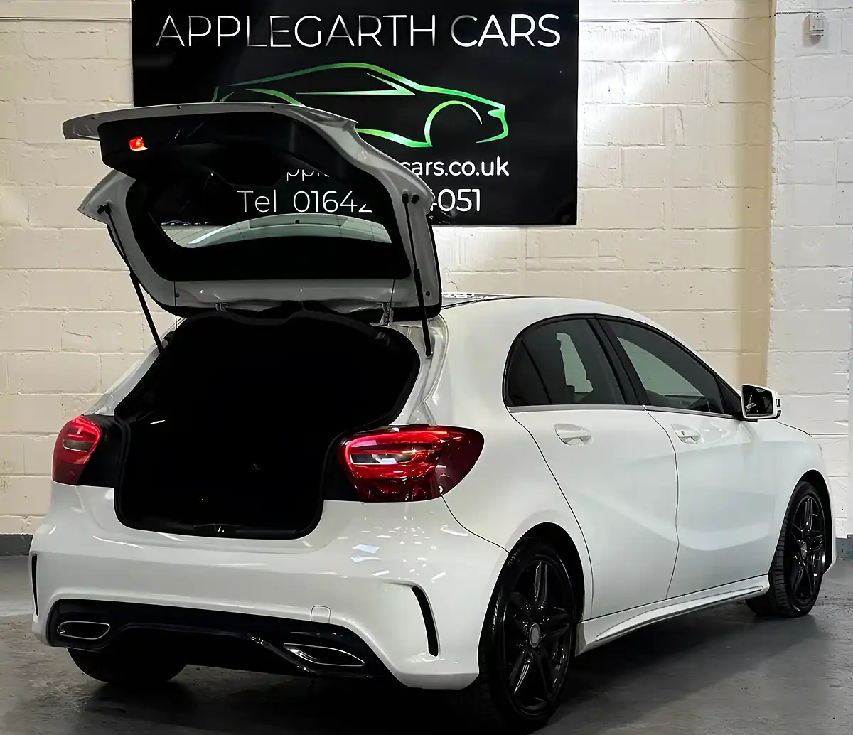 Used 2017 Mercedes-Benz a Class AMG Line White - Interior and Exterior details 4