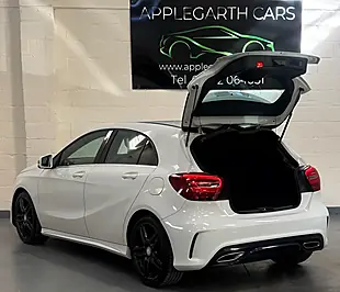 Used 2017 Mercedes-Benz a Class AMG Line White - Interior and Exterior details 8
