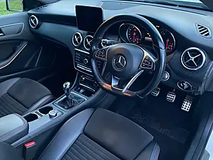 Used 2017 Mercedes-Benz a Class AMG Line White - Interior and Exterior details 13