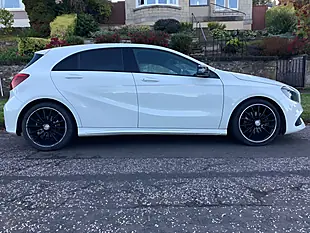 Used 2017 Mercedes-Benz a Class AMG Line White - Interior and Exterior details 2
