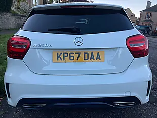 Used 2017 Mercedes-Benz a Class AMG Line White - Interior and Exterior details 4