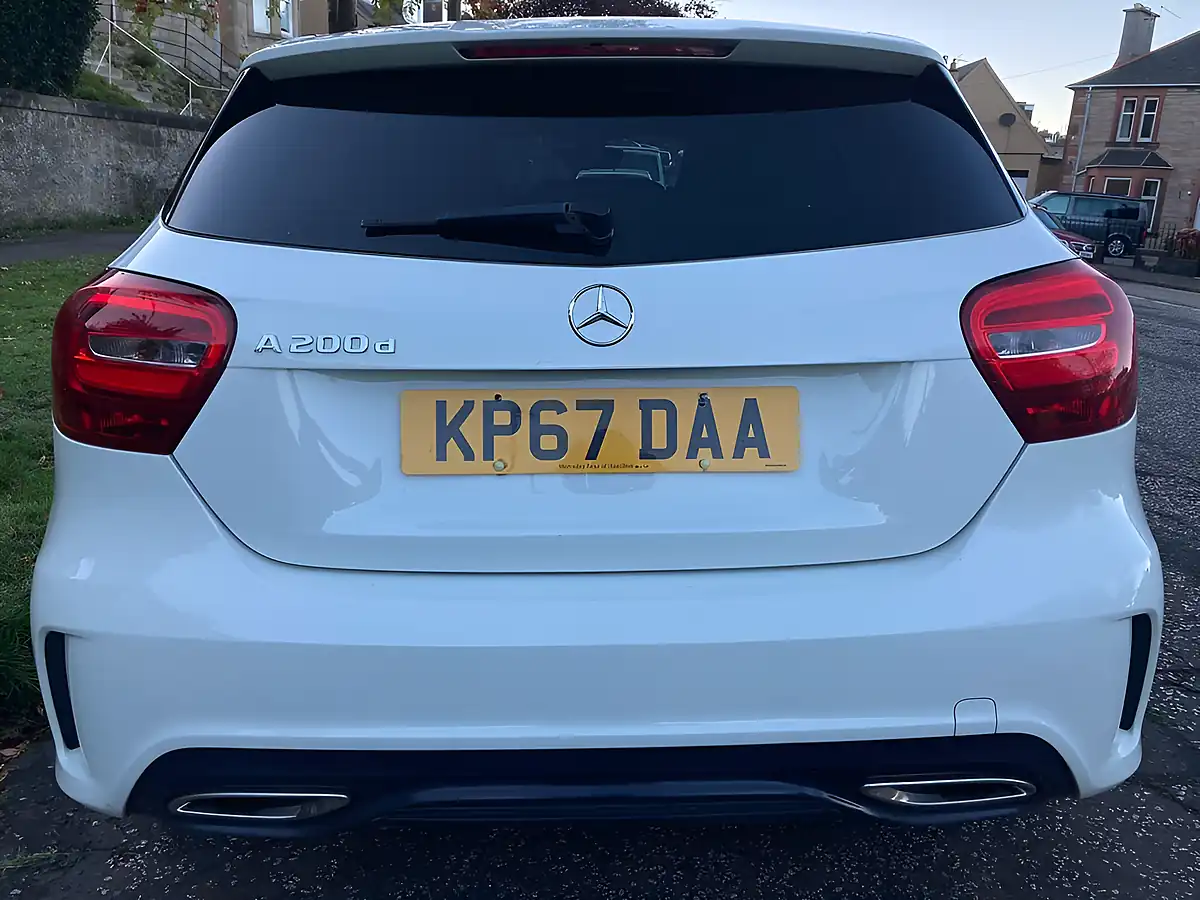 Used 2017 Mercedes-Benz a Class AMG Line White - Interior and Exterior details 4