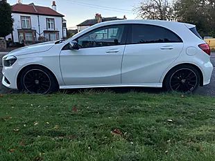 Used 2017 Mercedes-Benz a Class AMG Line White - Interior and Exterior details 6