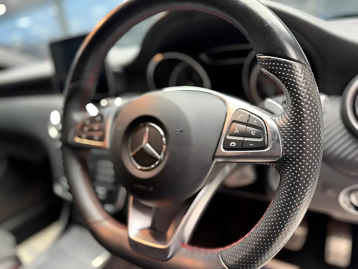 Used 2017 Mercedes-Benz a Class AMG Line White - Interior and Exterior details 12