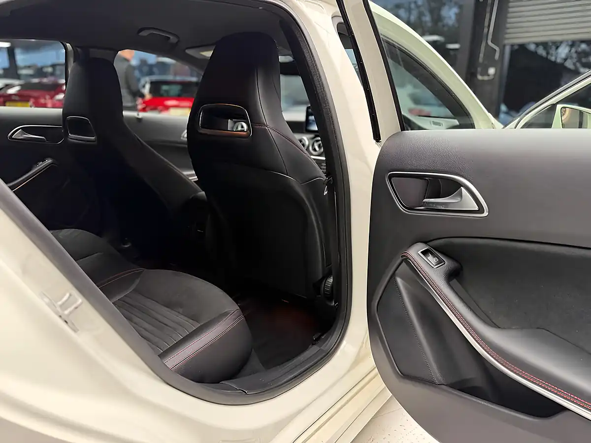 Used 2017 Mercedes-Benz a Class AMG Line White - Interior and Exterior details 18